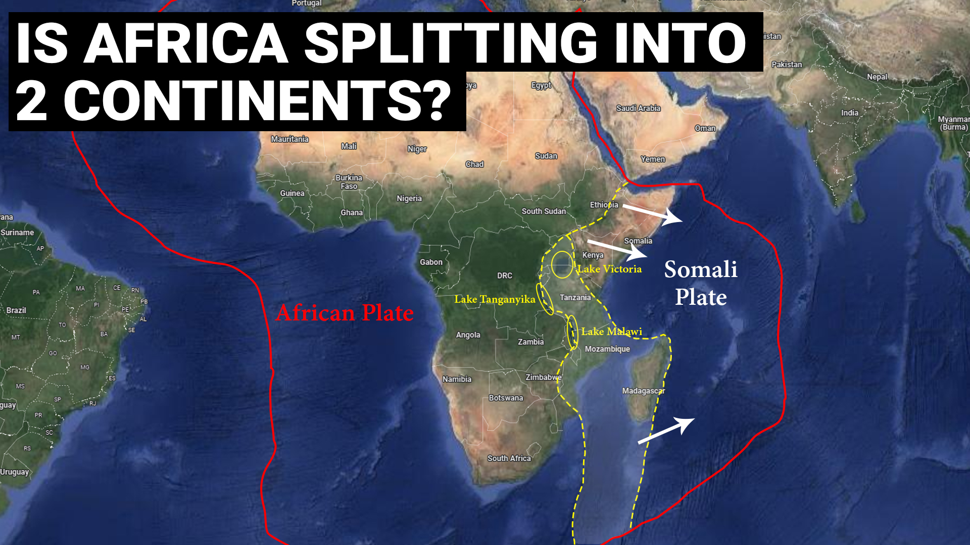 Splitting of the African continent Amit Sengupta